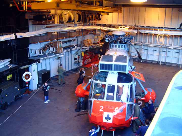 HMS Ark Royal's lower deck