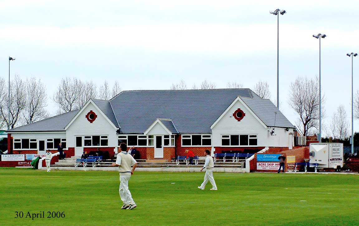 The old Tynemouth cricket pavilion upgraded. 30 April 2006