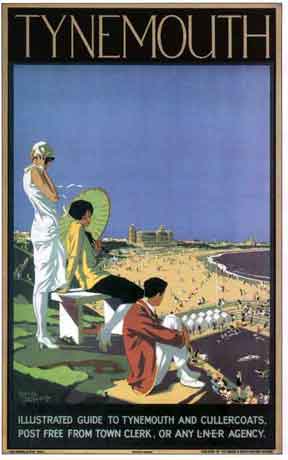 Tynemouth Poster by  Alfred Lambart. Oct. 22nd 1901 to Oct. 15th 1970 
